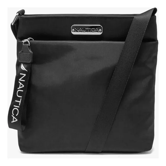 Nautica Diver Bandolera Mujer Nylon Asas Negras