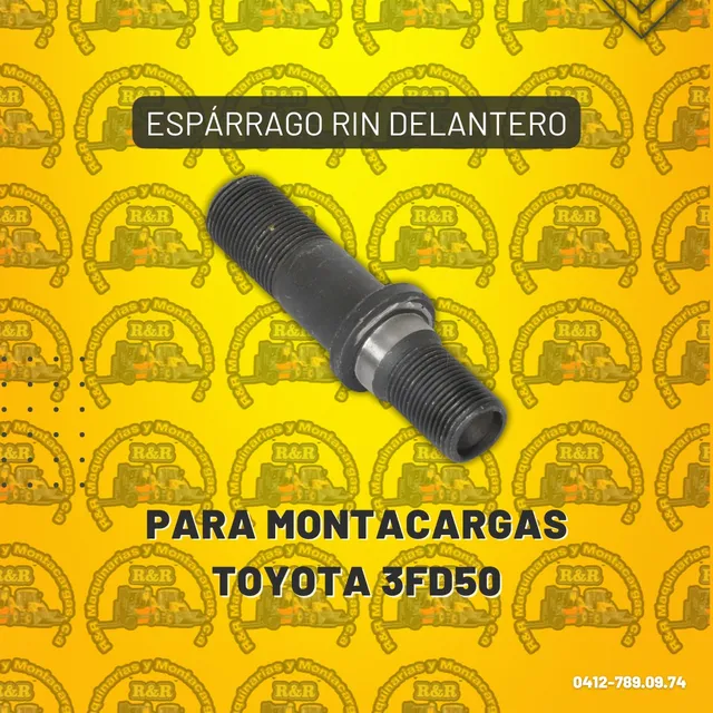 Espárrago Rin Delantero Para Montacargas Toyota 3fd50