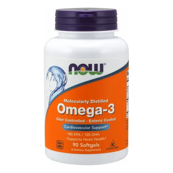 Supplement Now Foods Omega-3 90 Geles Destilados Molecularme