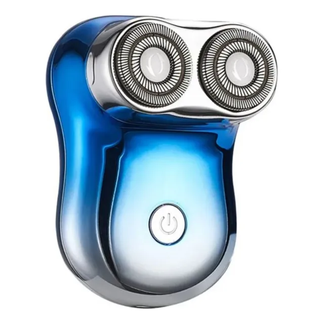 Afeitadora Mini Portatil Doble Cabeza Usb Recargable Lavable
