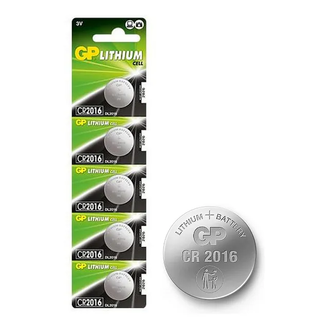 Pila Cr2016 Lithium 3v Gp Blister X5unid 