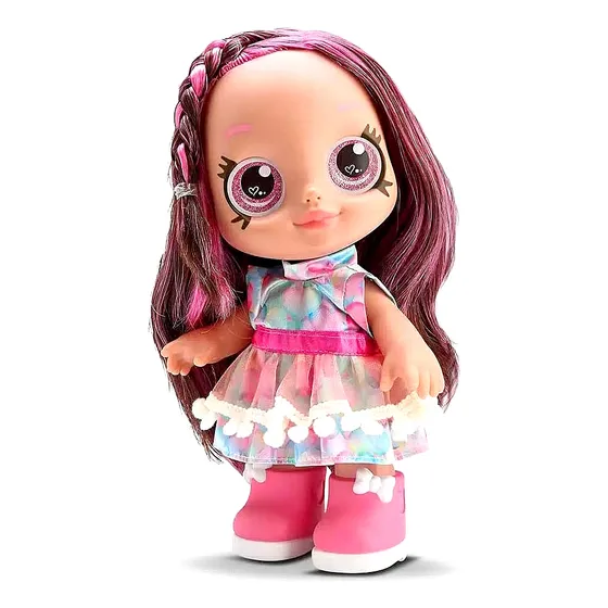 Boneca Salão De Beleza Cabelo Rosa E Castanho Rainbow Zoiuda