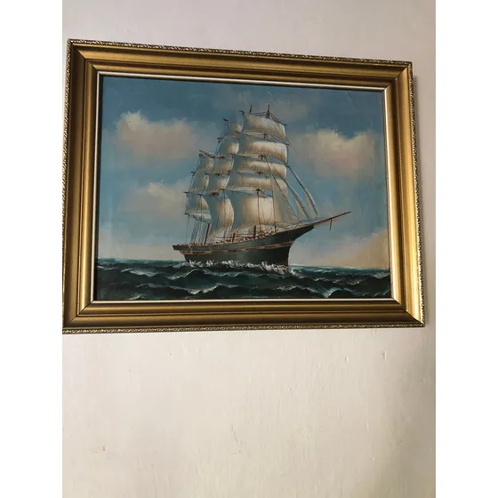Cuadros Decorativos Paisajes: Barco Navegando, Casas Oferta