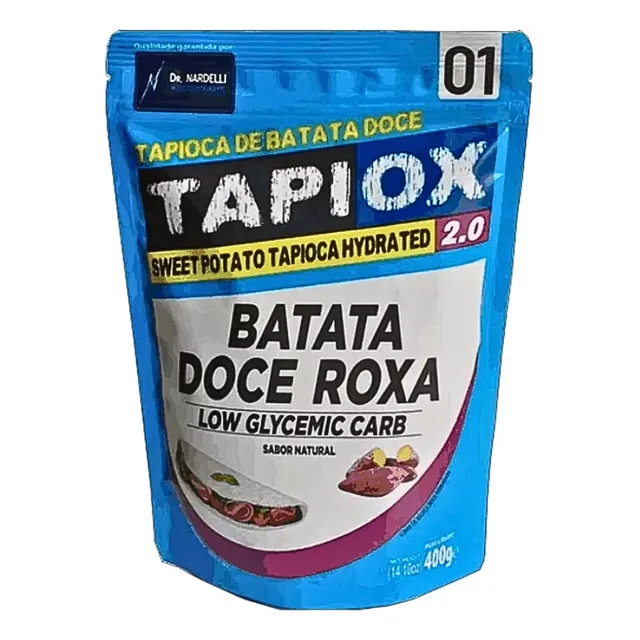 Tapioca Fit Batata Doce Tapiox 2.0 400g Low Carb Sem Glúten 