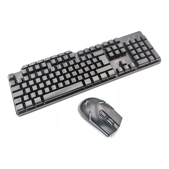 Combo Teclado + Mouse Delux Gaming Inalámbrico K9800g+m588gx