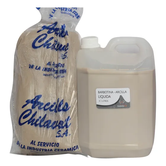 Arcilla Chilavert 10 Kg + Barbotina 5 Lts.