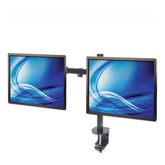 Soporte Para Monitor De Mesa Tv Doble Para Montaje En Pared 