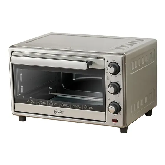 Horno de mesa eléctrico Oster TSSTTVLS25 25L plateado