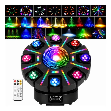 240w Moving Head Light Leds Rgbw Luminação Dj Festa Dmx512 127/220v