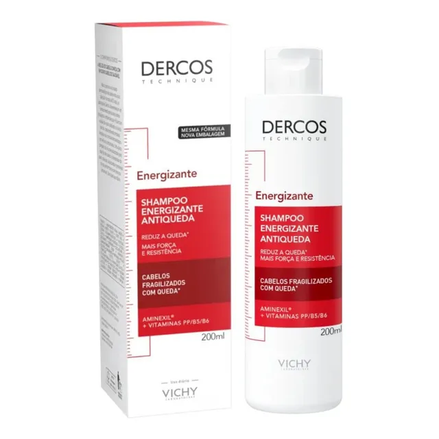 Vichy Dercos Energizante Cabelo 200ml Fortalece Aminexil Sh