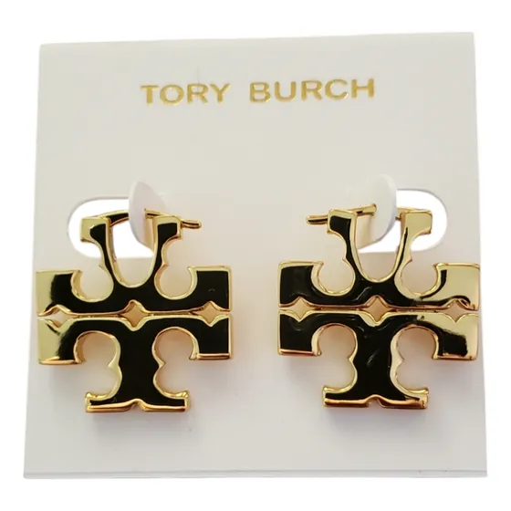 Aretes Tory Burch Classic Big Golden Logo
