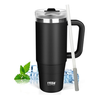 Tyeso 40 Oz Tumbler Con Mango | Copa Aislada Reutilizable Bo Tyeso 40 Oz Tumbler Con Mango | Copa Aislada Reutilizable Bo