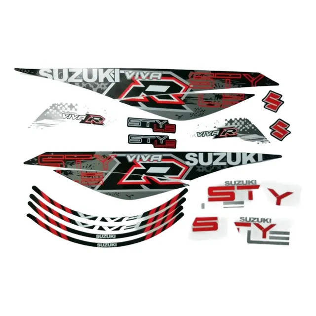 Kit Completo De Calcomanías Suzuki Viva R Style