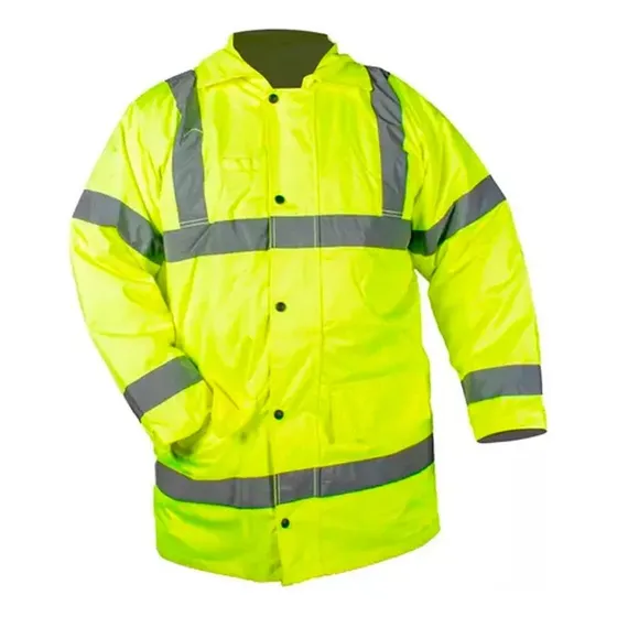 Campera Parka Trabajo Impermeable Amarillo Flúor - Tyt