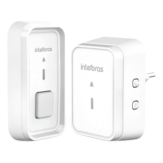 Campainha Sem Fio Intelbras Cib101 Branco 100m 5 Sons