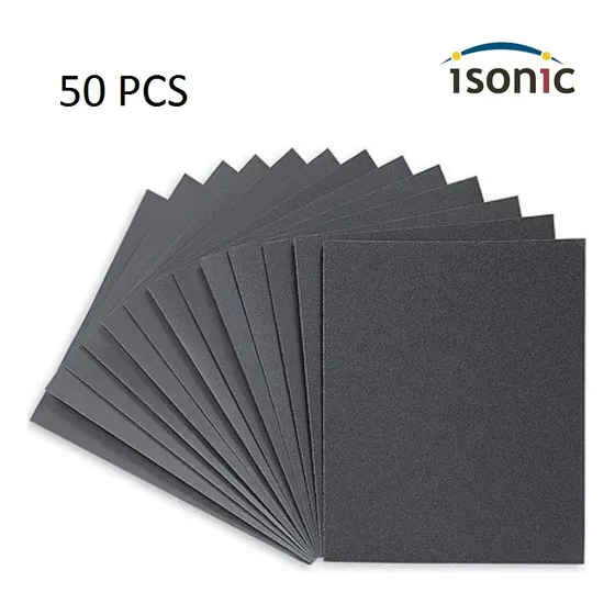 Lijas De Agua Con Latéx Isonic 230x280mm Pack De 50pcs