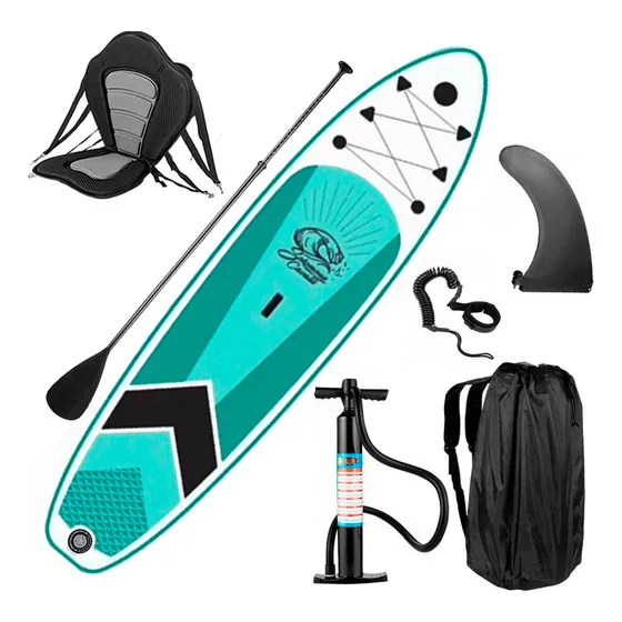 Tabla Stand Up Paddle Inflable 3.20m Compl Surf +remo El Rey