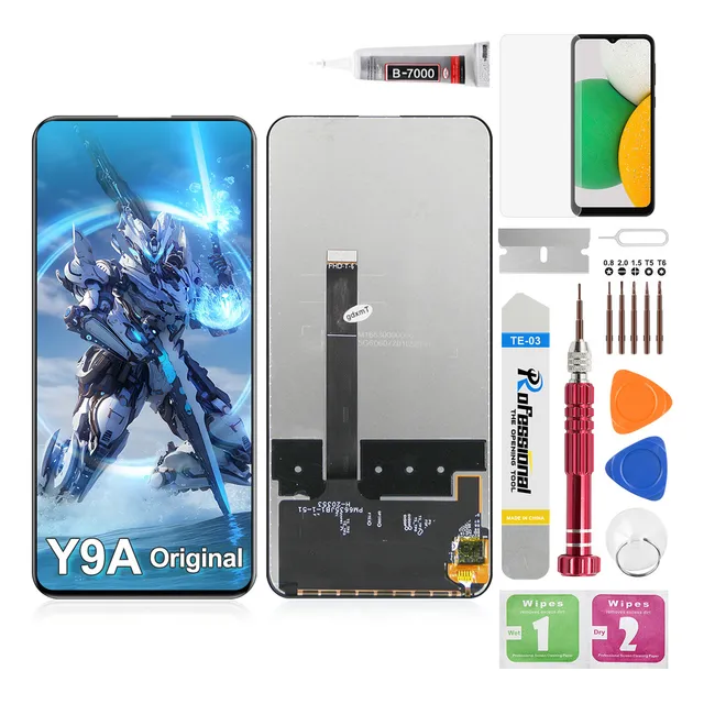 Okbichi Pantalla Lcd Para Huawei Y9a / X10 Pro Frl-22, Frl-23, Frl-l22, Frl-l23,
