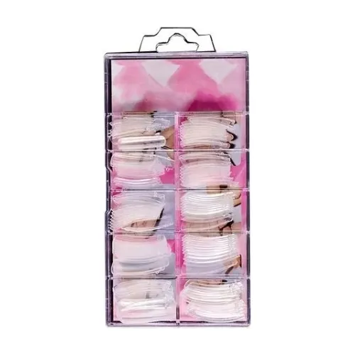 Moldes O Tips Dual System Para Polygel O Gel 100 Unidades