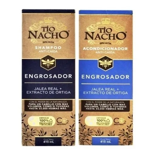 Tío Nacho Champú De + Acondicionador Engrosador De 415ml C/u