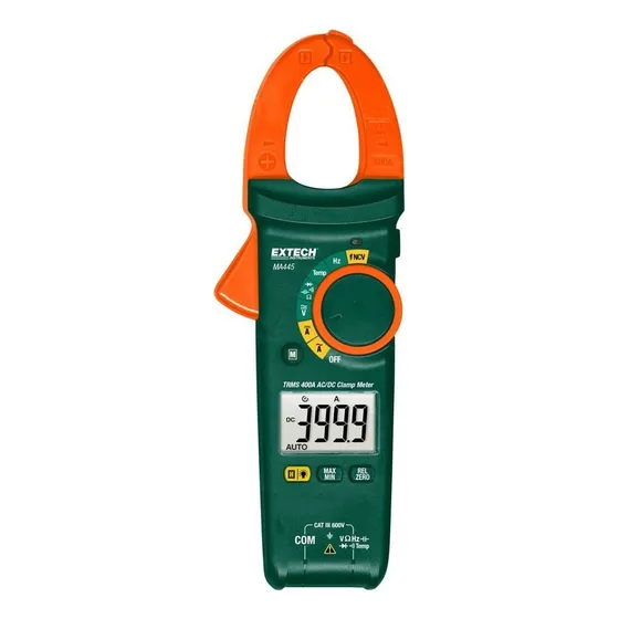 Pinza Amperimetrica 400a Ac/dc + Sin Contacto Extech Ma445 