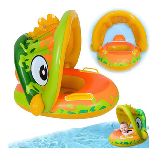 Bebé Flotador Salvavida Inflable Alberc Natació Toldo Asient Bebé Flotador Salvavida Inflable Alberc Natació Toldo Asient
