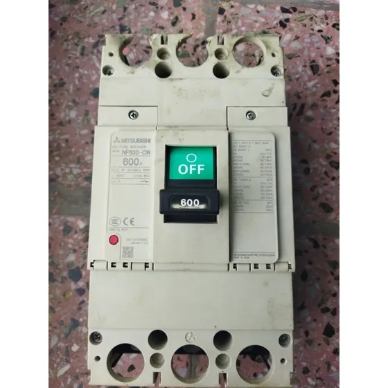 Breaker Trifásico Mitsubishi Modelo Nf 630 Cw Usado.