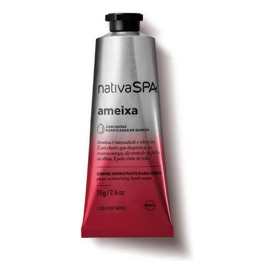 Crema De Manos O Boticário Nativa Spa Ameixa 75 G