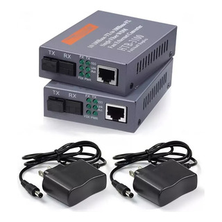 Convertidores De Fibra Óptica 10/100 Ethernet 25,1 Par Convertidores De Fibra Óptica 10/100 Ethernet 25,1 Par
