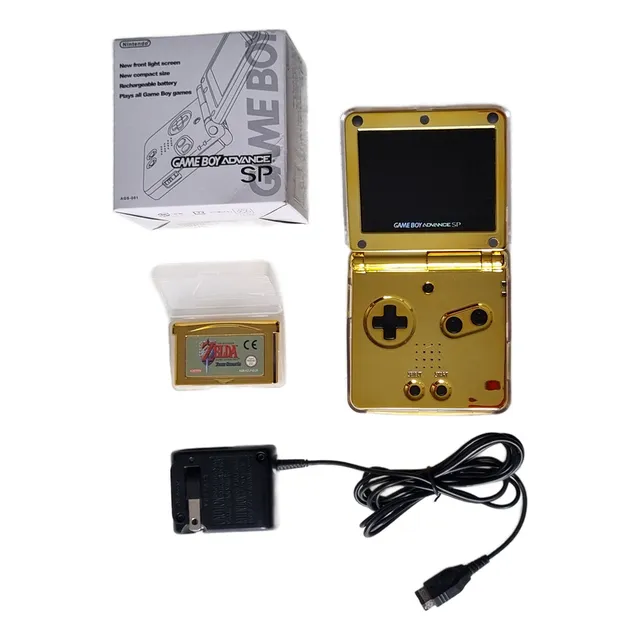 Nintendo Game Boy Advance Sp Gba Edición Oro + 3 Obsequios
