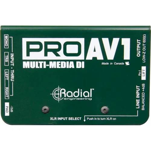 Radial Caja Directa Multimedia Pasiva Proav1