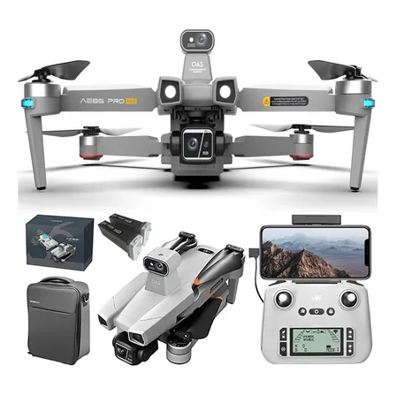 Dron Ae86 Pro Max 4k, Gps, Wifi 5g Y Evasión De Obstáculos