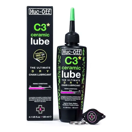 Lubricante De Cadena Bicicleta Muc-off C3 Seco 120ml - Mtb