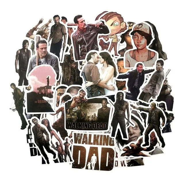 The Walking Dead - Set 50 Stickers / Calcomanias / Pegatinas