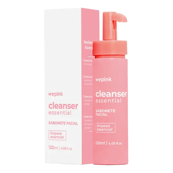 Cleanser Essential Sabonete Facial 120ml - Wepink Virginia Fonseca