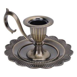 Candelabro Portátil Retro Con Soporte Para Velas De Mesa Candelabro Portátil Retro Con Soporte Para Velas De Mesa