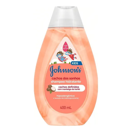 Shampoo Infantil Cachos Dos Sonhos 400ml Johnson's