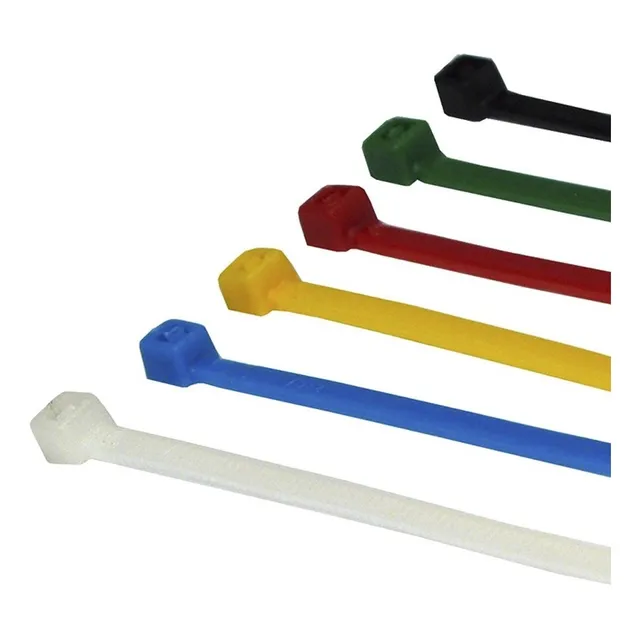 Abraçadeira De Nylon Enforca Gato 120 Unidades Coloridas