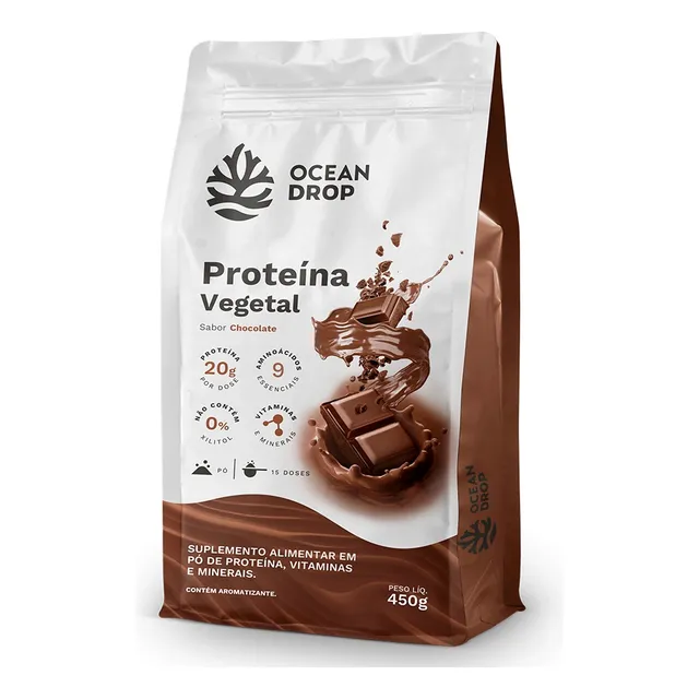 Proteína Vegetal Refil 450g - Ocean Drop