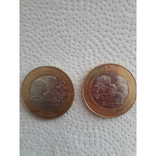 Monedas De $20 Conmemorativas Centenario 