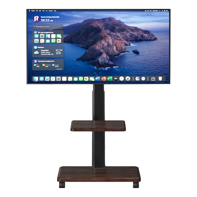 Soporte Tv Ruedas Soporte De Piso Para 32-75'' Carga 40kg