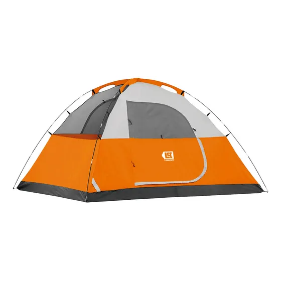 Carpa Camping 4 Personas Lusqtoff Himalaya 270x210x150cm Color Naranja