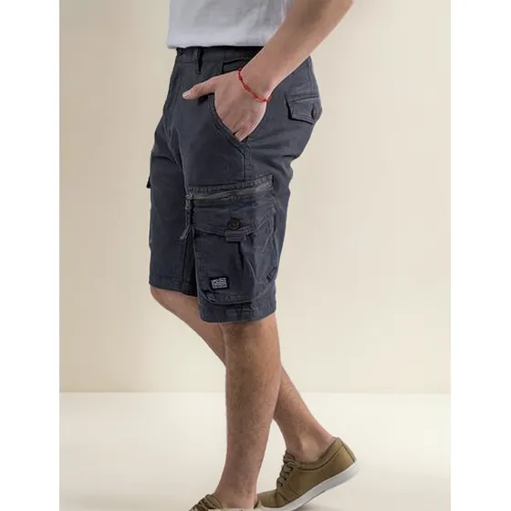 Short Bermuda Cargo Hombre Ufo Simón Gris Oferta