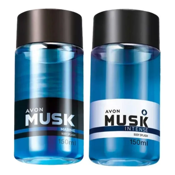 Musk Marine + Musk Intense Body Splash 150ml Avon
