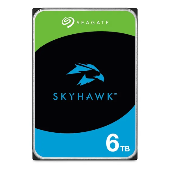 Disco Duro Videovigilancia Seagate Skyhawk 3.5'' 6tb Sata3 Color Celeste