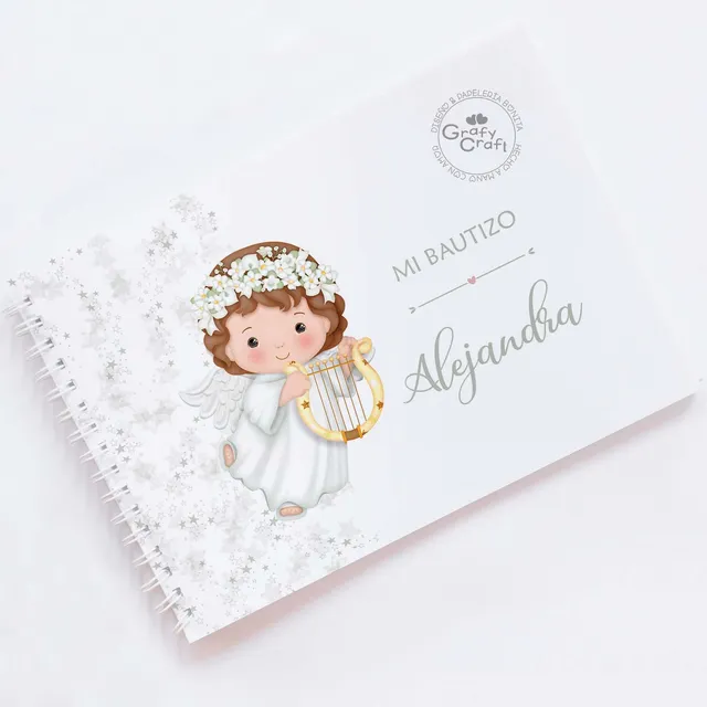 Bautizo / Libro De Firmas / Guestbook / Personalizado