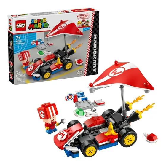 Super Mario Kart Kart Estándar 72032 Color Rojo