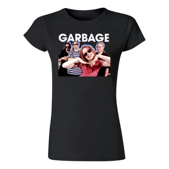 Playera Mujer Garbage Rock Concierto