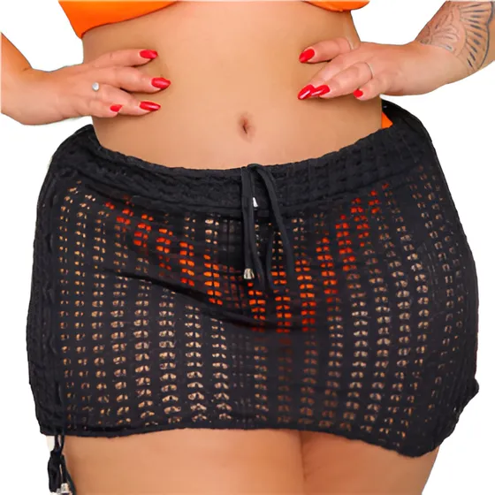 Saida De Praia  Mini Saia Plus Size Regulagem