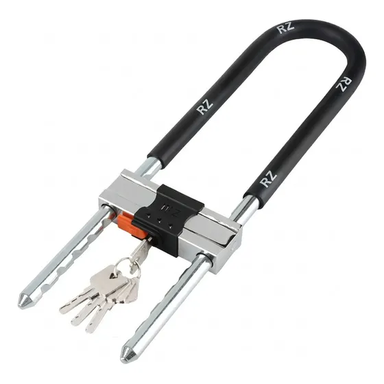 Cadeado U Lock Reforçada Bicicleta Bike Moto Grande Preto — foto 2